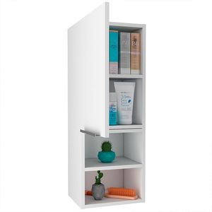 Gabinete de Baño Ciro, Blanco, con amplio espacio para guardar objetos de aseo personal