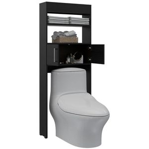 Gabinete de Baño Oporto, Wengue, ideal para ahorrar espacio