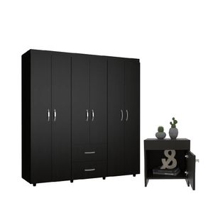 Combo Habitación Rock, Closet + Mesa de Noche
