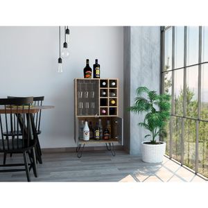 Bar Lara, Miel y Plata Oscuro, con dos puertas y amplio espacio para almacenamiento