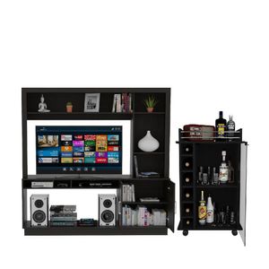 Combo Sala Ezra, Rack de Tv + Bar