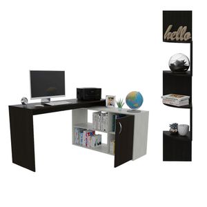 Combo oficina Brais, Escritorio + Repisa