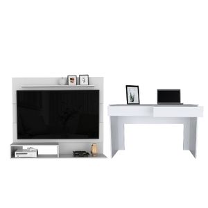 Combo Habitación Azai, Panel de Tv + Escritorio