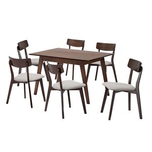 MESA COMEDOR FLORENCIA 90X130 - 6 SILLAS COMEDOR FLORENCIA