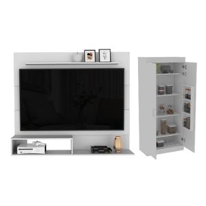 Combo Sala Nil, Panel de Tv + Alacena