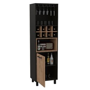 Bar Wesley, Wengue y Miel, amplio espacio de almacenamiento y porta copas