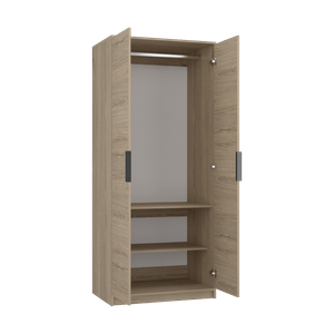 Closet Wesley, Beige y Blanco, diseño moderno con combinación de colores