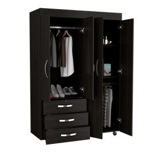 Closet Vienne, Wengue, con Cuatro Cajones Deslizables  ZF
