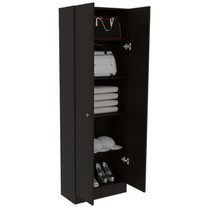 Closet Ainara, Wengue, con Cinco Entrepaños