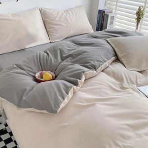 Duvet Bicolor Crema / Gris