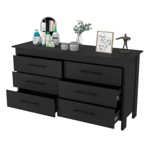Organizador Rosember, Wengue, con seis cajones