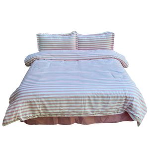 Funda Duvet Estampado Franjas Rosa