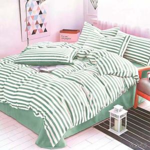 Funda Duvet Estampado Franjas Verde