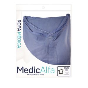 Bata Paciente Adulto Medic Alfa Talla Unica