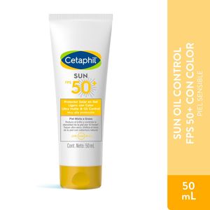 Protector Solar En Gel Ligero Con Color Ultra Matte Y Oil Control Cetaphil Sun Fps 50+ X 50ml