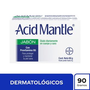 Jabón Acid Mantle Limpieza Y Humectación Para La Piel X 90g