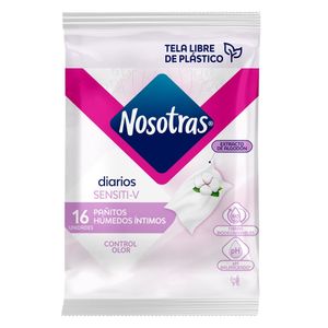 Pañitos Intimos Nosotras Sensitive Diarios X 16Und