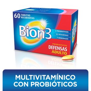 Bion3 Suplemento Dietario Caja X 60 Tabletas Recubiertas