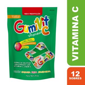 Gumivit Vitamina C Surtida Gomas X 84g X 12 Sobres