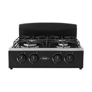 Estufa de Mesa Haceb 4 Puestos Gas Propano Avellana T Negra