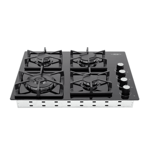 Estufa de empotrar Haceb 60cm 4 Puestos Gas Natural Tandoori 6051 Negro