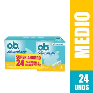 Tampón o.b. Medio Oferta X 24und