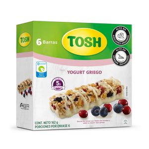 Barra Tosh Yogurt Proteína X 27g X 6 Und