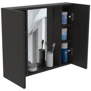 Estanteria de Baño Kova, Wengue, con Cuatro Entrepaños ZF