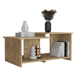 Mesa de Centro Trueno, Macadamia, con Amplio Espacio Ideal Para Ubicar Decoraciones