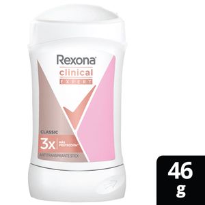 Desodorante Rexona En Barra Mujer Clinical Expert Classic 46g