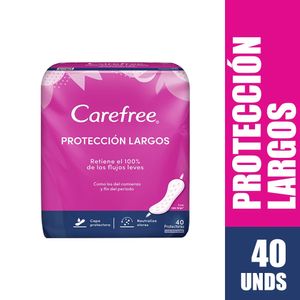 Protectores Carefree Protección Largos 40Und