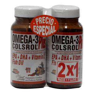 Colsrol Plus Omega 3 Frasco X 100 Kit 2X1