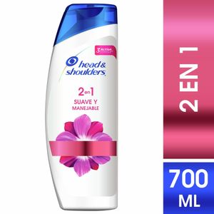 Shampoo Head & Shoulders Suave Y Manejable 3 En 1 X 700Ml
