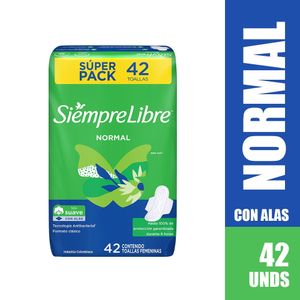 Toalla Higienica Stayfree Normal Alas X 42und