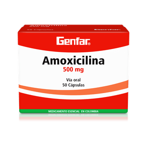 Genfar Amoxicilina 500Mg