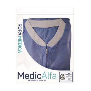 Bata Odontologica Medic Alfa Cremallera Talla S-M