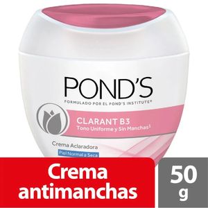 Crema Facial Ponds Clarant B3 Piel Normal A Seca X 50G