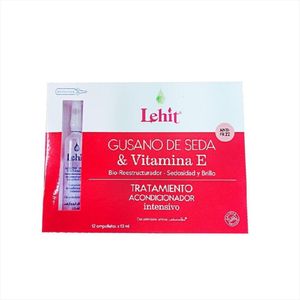 Lehit Gusano De Seda Y Vitamina E 12 Ampolletas 13ml