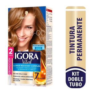 Tinte Igora Vital Permanente 8-00 Rubio Claro Dt