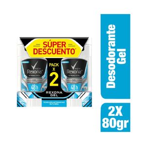 Oferta Desodorante Rexona Para Hombre Gel Xtracool 2Und X 180g