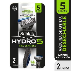Maquina Afeitar Schick Hydro 5 Hojas X 2Und