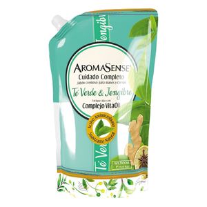 Jabon Liquido Aromasense Te Verde Y Jengibre X 800Ml