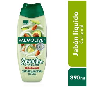 Jabón Líquido Corporal Palmolive Smoothie Almendra, Aguacate y Leche 390ml