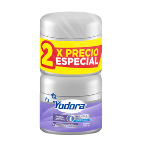 Oferta Desodorante Yodora Derma Control Crema X 100G X 2Und