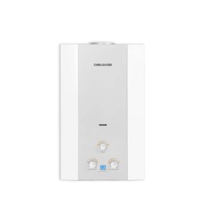 Calentador de Paso Challenger 16 Litros Tiro Natural WHG7216 Gris