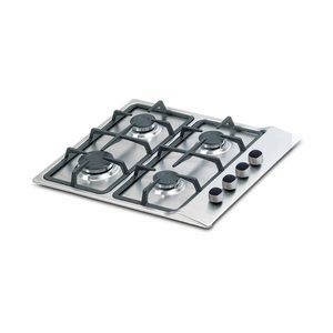 Estufa de empotrar Challenger 58.5 cm 4 Puestos Gas Natural SG6040 Plateado