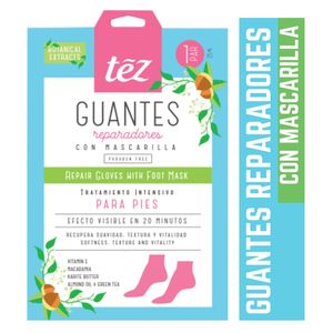 Guantes Reparadores Tez Con Mascarilla Para Pies