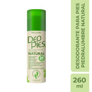 Desodorante Deo Pies Piedralumbre Natural X 260ml