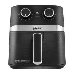 Freidora de aire Oster 4 Litros Manual DiamondForce CKSTAF401MDF Negra