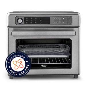 Horno con Freidora de Aire Digital Oster 22 Litros Antiadherente TSSTTVDAF1NS Plata